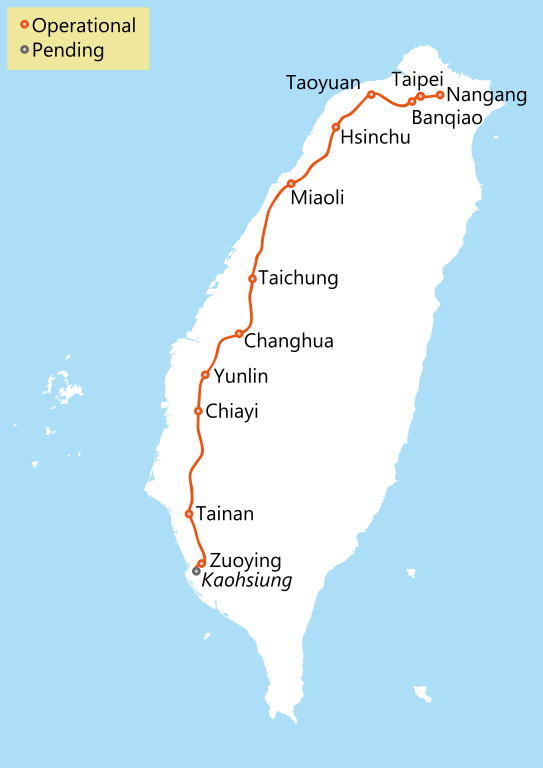 Taiwan train time schedule