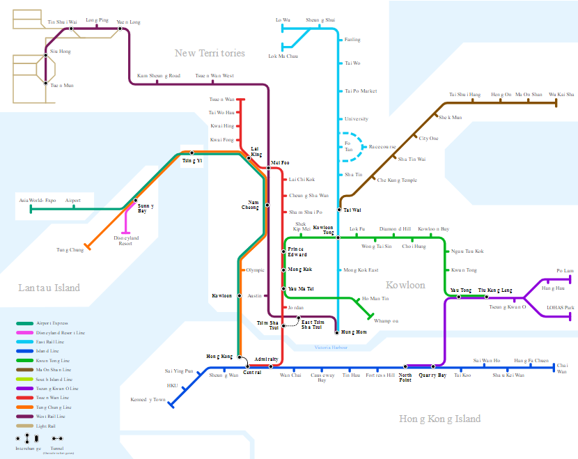 地下鉄　香港