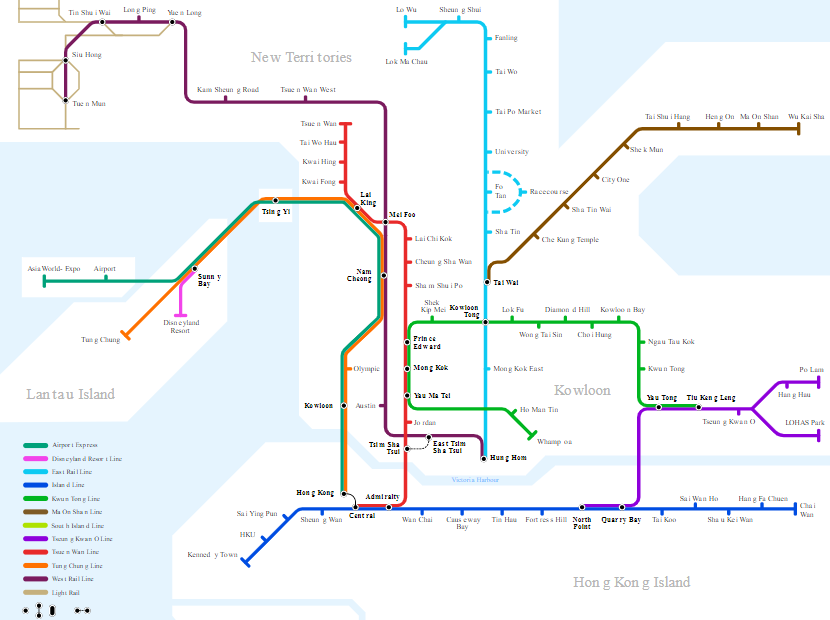 香港　地下鉄